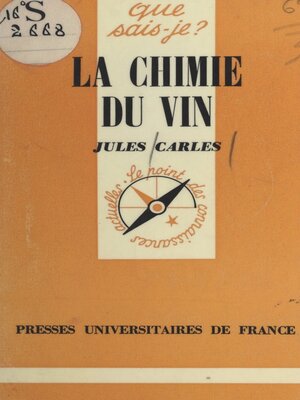 cover image of La chimie du vin